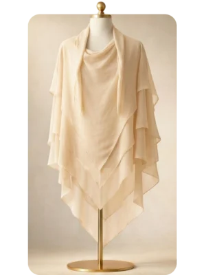 bright beige khimar