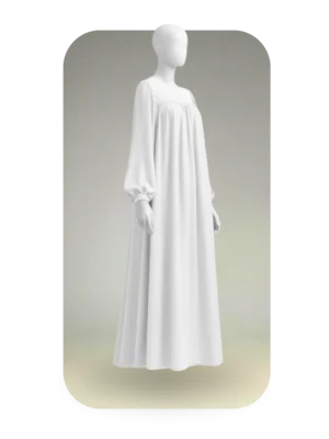 White Abaya